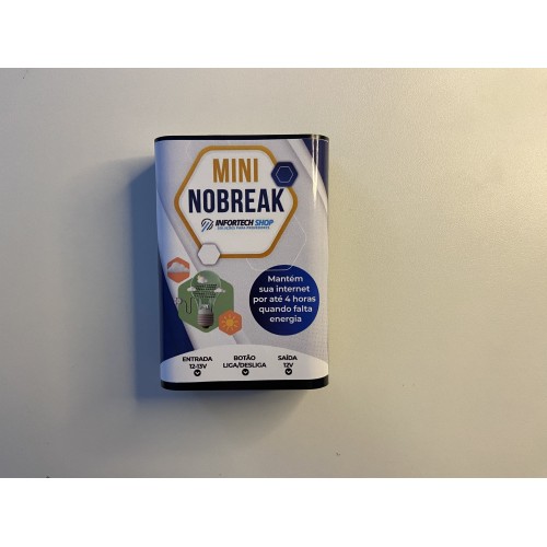 Mini Nobreak 12v - Power Bank 12v - Infortech Shop Mini Nobreak 12v - Power Bank 12v - Infortech Shop